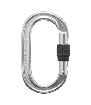 Oval Keylock Screwgate Biner Polished